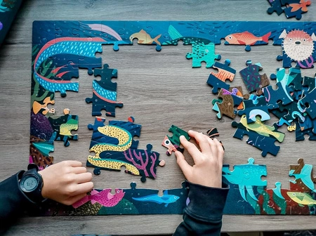 Puzzle świecące w ciemności Apli Kids - Ocean 5+