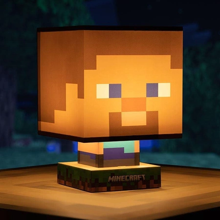Lampa Minecraft Steve (wysokość: 26 cm)