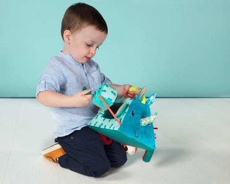 LILLIPUTIENS Piramida aktywizująca wielofunkcyjna Nosorożec Marius 9 m+