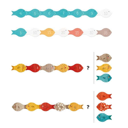 Układanka Wieloryb i rybki | Londji®