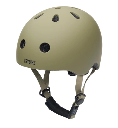 Kask dziecięcy na rower rolki deskorolkę hulajnogę zielony XS Trybike