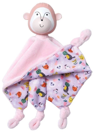 DouDou kocyk przytulanka gryzak Małpka 217630-Manhattan Toy, zabawki dla niemowląt