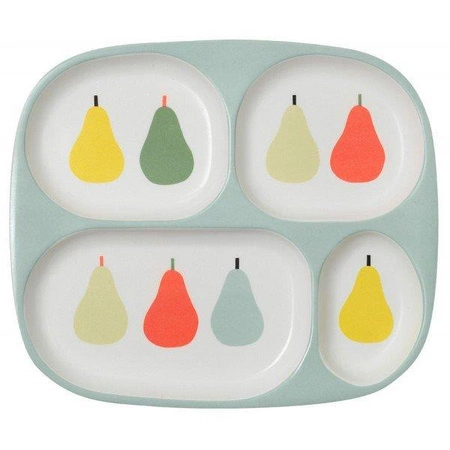 Talerz z przegródkami dla dzieci, seria Gruszki | Maison Petit Jour®