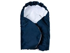 Otulacz do fotelika samochodowego i gondoli granatowy PIAPIMO