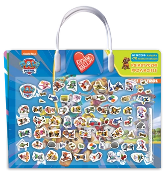 Psiastyczni Przyjaciele. Psi Patrol. Kocham naklejać