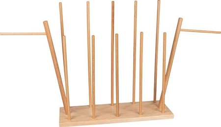 Drewniany stojak na pacynki na rękę Goki SO199