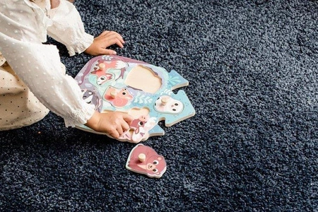 Puzzle drewniane Wesoły Las, Janod