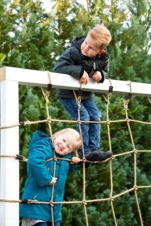 Siatka do wspinaczki 200x150 cm 11876-Small Foot, zabawy na zewnątrz w plenerze