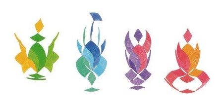 Układanka Spirala w kole, kolorowa, 3+, Grimm's