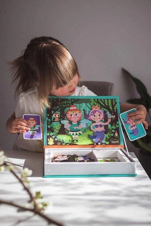 Magnetyczna układanka Świat baśni Magnetibook 3-8 lat, Janod