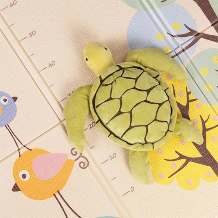 Mata piankowa dla dzieci 200x150 cm edukacyjna dwustronna składana miarka wzrostu alfabet ECOTOYS