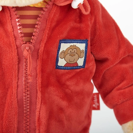 Pluszowa zabawka edukacyjna Małpka lalka do przebierania dla dzieci sigikid