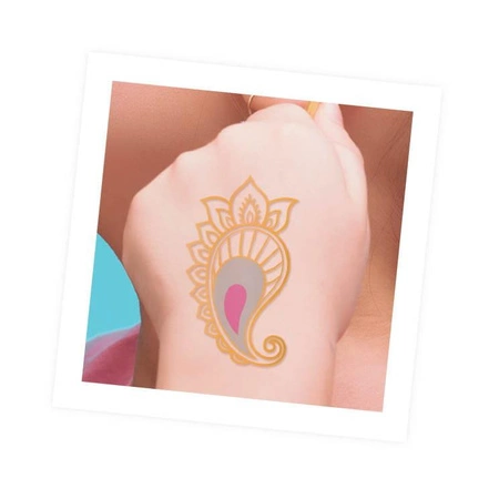 BUKI FRANCE ZESTAW TATUAŻY DLA DZIECI Metaliczne 75 sztuk