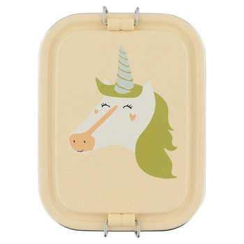 Mały stalowy lunch box - Jednorożec Trixie Baby