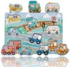 Puzzle dźwiękowe Pojazdy