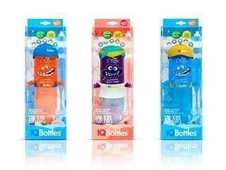 IQBottles, Bidon-butelka 2w1 Pink/White Hair