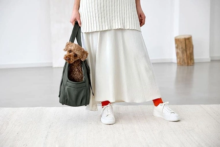 PALOPA Torba transportowa dla psa do 10kg Weda dark olive