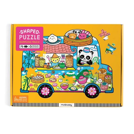 Mudpuppy Puzzle konturowe Food Truck 75 elementów 5+