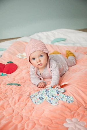 LILLIPUTIENS Aktywizująca mata do zabawy i śpiwór 2w1 Sarenka Stella 0 m+