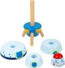 Drewniana układanka na paliku Rakieta eksplorer ECO4 W kosmosie 11450-Small Foot Design, klocki dla dzieci