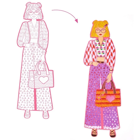 Kolorowanki elegantki - Nina DJ09548