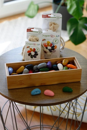 Kredki Crayon Rocks w bawełnianym woreczku - 16 kolorów