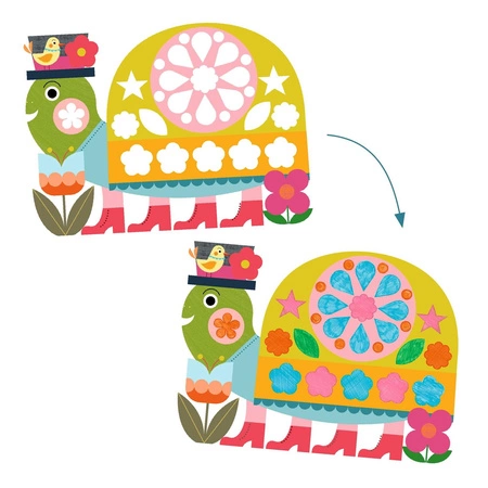 Zestaw artystyczny MALOWANIE Z SZABLONAMI DJ09888