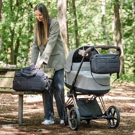 Done by Deer Torba do Wózka Pikowana Black