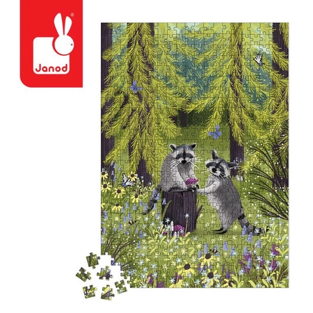 Puzzle artystyczne Psotne szopy 500 elementów 8+ Made in Poland, Janod
