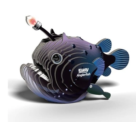 Eugy Układanka  Eko 3D Ryba Żabnica Głębinowa Anglerfish