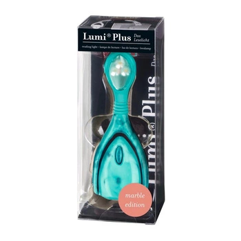 Płynnie Ściemniana Lampka Do Czytania, Lumi Plus, Turkusowy Marmur