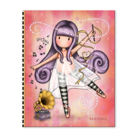 Notes z Przyborami Szkolnymi - Gorjuss - Melodies - Little Dancer