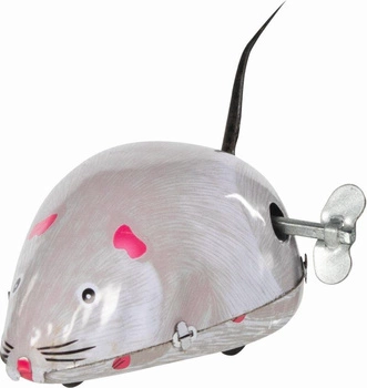 Nakręcana mysz Goki 14181 zabawki metalowe