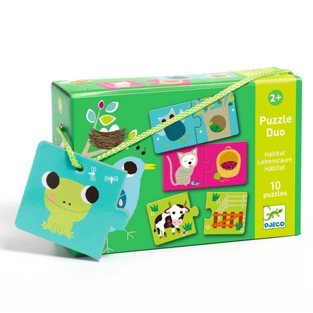 Puzzle duo ZWIERZĄTKA DJ08164