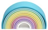 DENA Duża Silikonowa Tęcza Pastel - 12 elementów