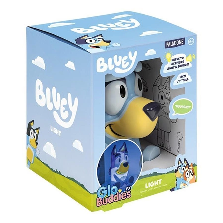 Bluey Light GloBuddies with sound (high: 18 cm) / Bluey lampka GloBuddies z dźwiękiem (wysokość: 18 cm)