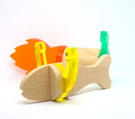 Lekkid, Konstrukcyjne drewniane klocki magnetyczne - EDU BOX