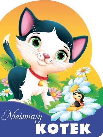 Nieśmiały kotek wykrojnik