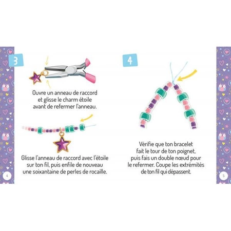 Auzou Zestaw 4 bransoletek z zawieszkami 99816