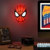 Marvel Spiderman Mask desktop / wall light (high: 15 cm) / lampka ścienno-biurkowa Marvel Spiderman maska (wysokość: 15 cm)
