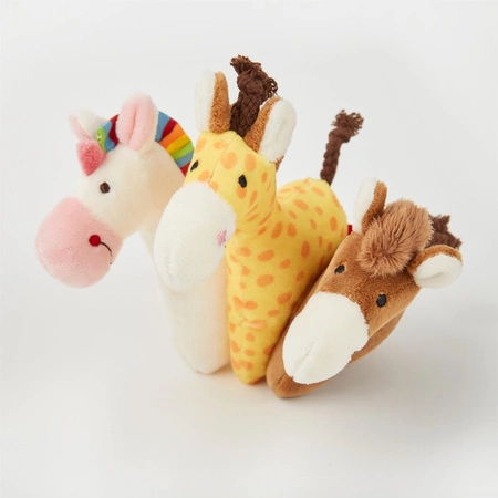 Pierwsza przytulanka Konik grzechotka dla dzieci maskotka zabawka sigikid