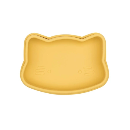 Zamykany silikonowy pojemnik Kotek We Might Be Tiny - Yellow