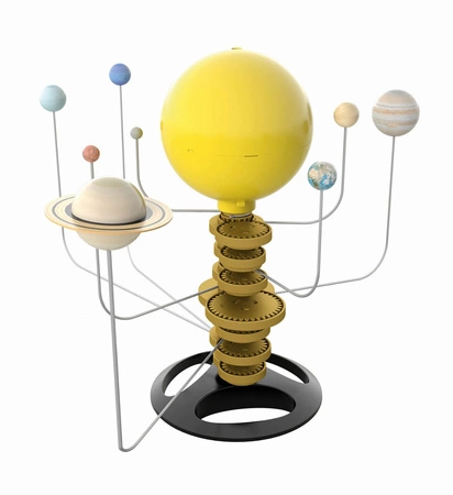 Ruchomy Układ Słoneczny 2 w 1 7255