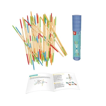 TOOKY TOY Drewniana Gra Zręcznościowa Układanka dla Dzieci Bierki 31 el.