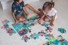 Świecące puzzle z mini-lampką UV Las 24 elementy 3+, Janod