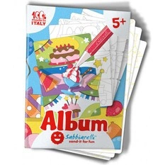 Album do kolorowania piaskiem Zaproszenia 5l+ SABBIARELLI