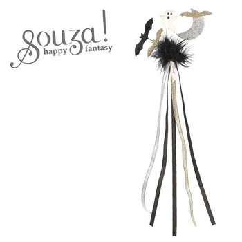 Souza! Różdżka z futerkiem, duchami i nietoperzami czarna