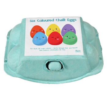 Kolorowa kreda dla dzieci w kształcie jajek, Rex London