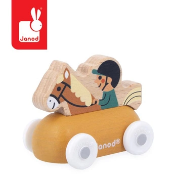 Janod Pojazd Jeździec konny Biała Dolina Cross Roads 12m+