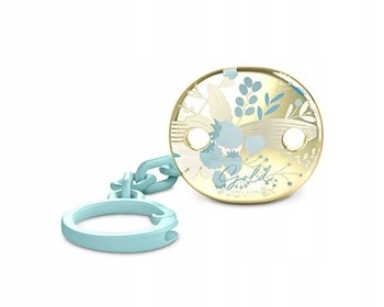 Suavinex klips do smoczka zawieszka gold premium